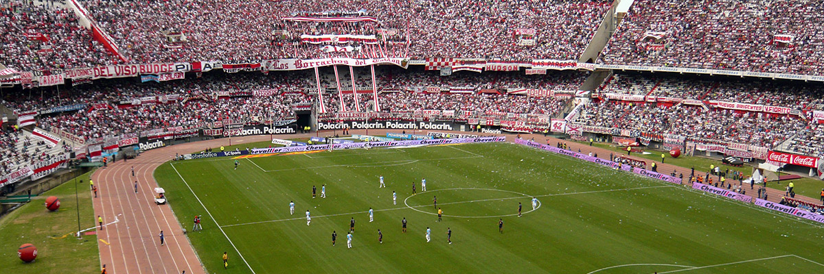 Im Stadion vom „Club Atlético River Plate” - Oktober 2010.