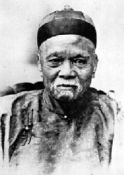 Kapitan Chung Ah Kwee, Führer der Larut Hai San in 1887